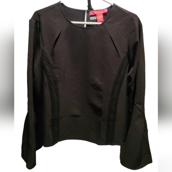 Catherine Malandrino Tops - Bell Sleeve Crew Neck Top by Catherine Malandrino